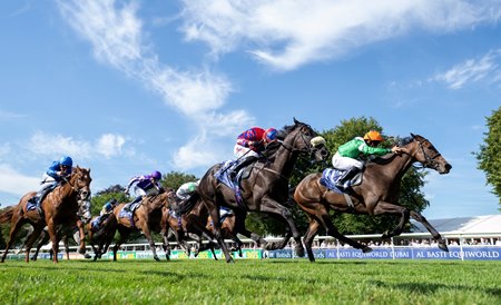 No Half Measures scores an upset win in the July Cup Stakes at Newmarket Racecourse