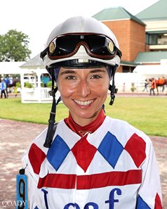 Matilda Burnham walked away from a two-horse spill May 15 at Laurel Park
