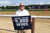 Trainer Mark Casse celebrates win 4,000, July 17 2025