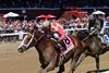 Antiquarian wins the 2025 Jockey Club Gold Cup Stakes at Saratoga Race Course