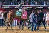 Sierra Leone and Flavien Prat win the G1 Whitney Stakes, Saratoga Racecourse, Saratoga Springs, NY, August 2, 2025, Mathea Kelley