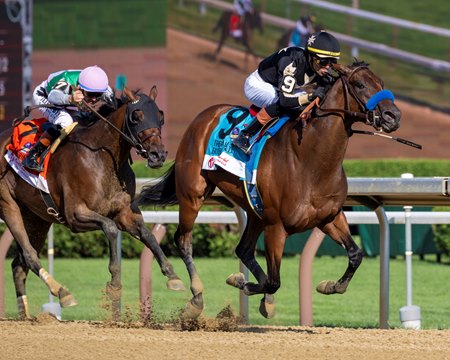 Hope Road wins the Ballerina Stakes at Saratoga Race Course