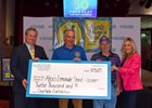 Delaware Park Casino presented a $12,000 check to Alex’s Lemonade Stand Foundation (ALSF)