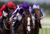 Diego Velazquez (Ryan Moore) wins the Gr.2 Minstrel Stakes.
The Curragh.
Photo: Patrick McCann/Racing Post
20.07.2025