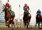 Toronto, ON Woodbine Racetrack August 23, 2025 Pietro Moran captures the Grade III $150,000Seaway Stakes over 7  Furlongs for owner Gary Barber and Team Valor International and trainer Mark E. Casse Woodbine/Michael Burns Photo

