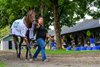 Thorpedo Anna being walked by Shannon Geiser at the Kenny McPeek barn.
Training scenes from Saratoga Racecourse on Aug. 21, 2025.