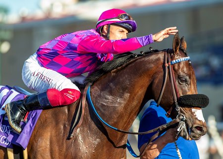 Motororious after a third consecutive victory in the Green Flash Handicap at Del Mar