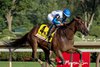 Book’em Dano with Paco Lopez wins the Resorts World Casino Ballerina S. (Grade I) at Saratoga Race Course in Saratoga Springs, NY., on August 23rd, 2025.