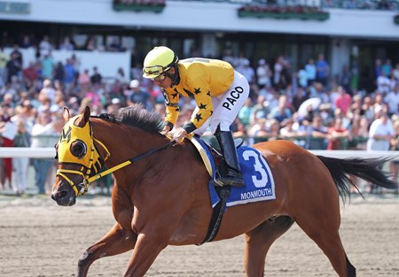 Silver Slugger wins the 2025 Rumson Stakes at Monmouth Park