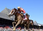 Antiquarian wins the 2025 Jockey Club Gold Cup Stakes at Saratoga Race Course