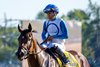 Book’em Dano with Paco Lopez wins the Resorts World Casino Ballerina S. (Grade I) at Saratoga Race Course in Saratoga Springs, NY., on August 23rd, 2025.