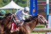 Patch Adams with Luis Saez wins the H. Allen Jerkens Memorial S. (Grade I) at Saratoga Race Course in Saratoga Springs, NY., on August 23rd, 2025.