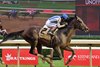 Parchment Party wins the 2025 Birdstone Stakes at Saratoga Race Course