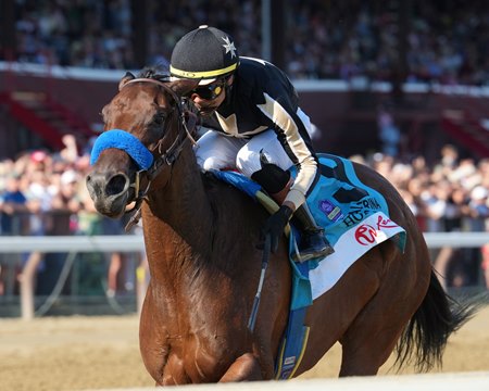 Hope Road wins the Ballerina Stakes at Saratoga Race Course