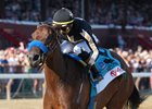Hope Road wins the 2025 Ballerina Stakes at Saratoga Race Course