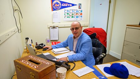 NYRA stakes coordinator Andrew Byrnes