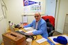 NYRA stakes coordinator Andrew Byrnes at Saratoga Racecourse on Aug. 22, 2025.