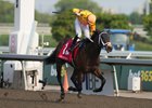 Jockey Pietro Moran guides Mansetti to victory in the 166th running of the $1,000,000 King&#39;s Plate in a time of 2.02.1 for the 1Mi.1/4.Mansetti is owned by Al and Bill Ulwelling and trained by Kevin Attard. Woodbine/Michael Burns Photo