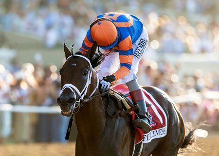 Fierceness wins the Pacific Classic at Del Mar