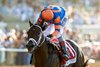 Fierceness and jockey John Velazquez win the Grade I, $1,000,000 Pacific Classic, Saturday, August 30, 2025 at Del Mar Thoroughbred Club, Del Mar CA.
&#169; BENOIT PHOTO