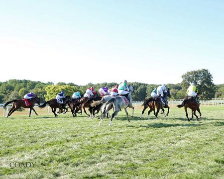 Racing at Kentucky Downs