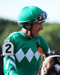 Frankie Dettori at Kentucky Downs