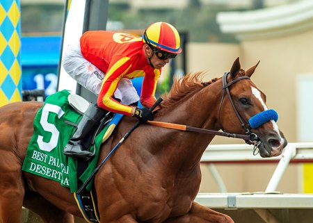 Desert Gate wins the Best Pal Stakes at Del Mar