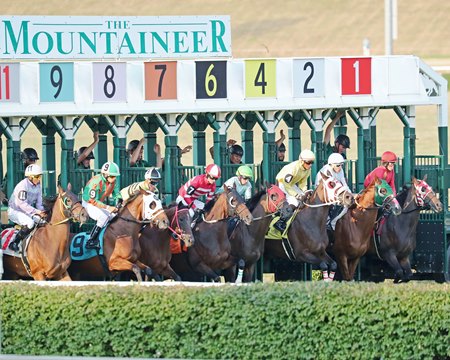 Racing at Mountaineer Casino Racetrack & Resort 