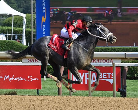 Aye Eye wins on debut at Saratoga Race Course
