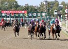 Action at Parx Racing in Bensalem, PA. Photo By Taylor Ejdys/EQUI-PHOTO