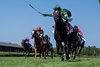 Deterministic and Kendrick Carmouche win the G1 FanDuel Fourstardave Handicap, Saratoga Racecourse, Saratoga Springs, NY, August 2, 2025, Mathea Kelley