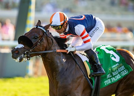 The Padre wins the 2025 Del Mar Derby