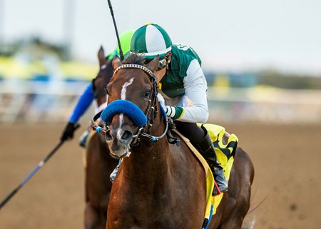 Sammy Davis wins the Graduation Stakes at Del Mar