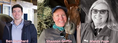 Ben Bernhard, Shannon Griffin, and Mandy Pope