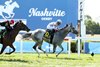 Ag Bullet wins the 2025 Ladies Turf Sprint Stakes at Kentucky Downs