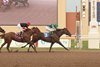 Saltwater Taffy (3) wins the one and only race on Saturday, August 30, 2025 at Remington Park. Freddy Manrrique was aboard for the win.
Credit: Dustin Orona Photography/Remington Park