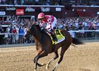Nitrogen wins the 2025 Alabama Stakes at Saratoga Race Course