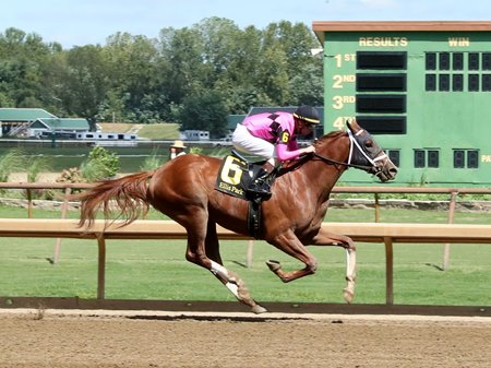 Rancho Santa Fe wins his debut at Ellis Park