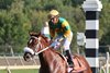 Mad House #7 with Paco Lopez riding won the $400,000 Grade II Gallant Bob Stakes  at Parx Racing in Bensalem, PA on Saturday September 20, 2025.  Photo by Taylor Ejdys/EQUI-PHOTO