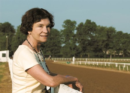 Diane Perkins in 2002 at the Kentucky Horse Center