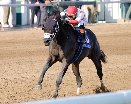 Bentornato wins the Louisville Thoroughbred Society Stakes at Churchill Downs