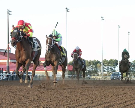 Racing at Canterbury Park
