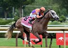 Ted Noffey wins the 2025 Hopeful Stakes at Saratoga Race Course