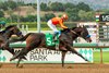Nevada Beach and jockey Mike Smith win the Grade I $300,000 Goodwood Stakes Saturday, September 27, 2025 at Santa Anita Park, Arcadia, CA.
Benoit Photo