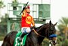 Nevada Beach and jockey Mike Smith win the Grade I $300,000 Goodwood Stakes Saturday, September 27, 2025 at Santa Anita Park, Arcadia, CA.
Benoit Photo
