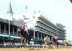 Bentornato wins the 2025 Louisville Thoroughbred Society Stakes at Churchill Downs