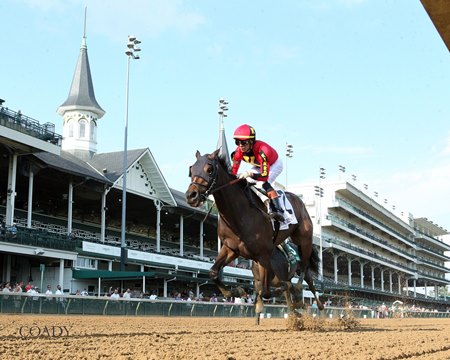 Brotha Keny wins the Bourbon Flight Stakes at Churchill Downs