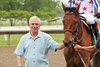 Mia&#39;s Crusade #5 ridden by Jockey Jomar Torres and walked into the winner&#39;s circle by Owner Joe Ioia won the $85,000 Spruce Fir Handicap at Monmouth Park Racetrack in Oceanport, NJ Photo By Ryan Denver/EQUI-PHOTO