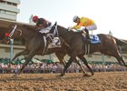 Runaway Again wins the 2025 Prince of Wales Stakes at Ft. Erie