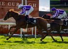 Precise (Ronan Whelan) wins the Gr.1 Moyglare Stakes.
Irish Champions Weekend.
The Curragh.
Photo: Patrick McCann/Racing Post
14.09.2028